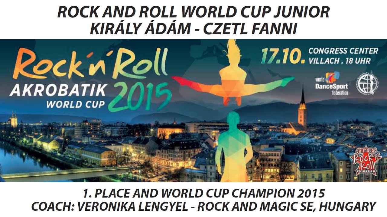 ROCK AND MAGIC SE, Hungary - Király Ádám - Czetl Fanni - junior couple WORLD CUP 2015 Villach