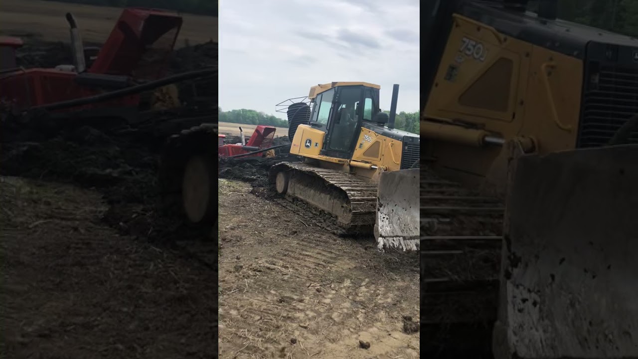 Bron tile plow stuck