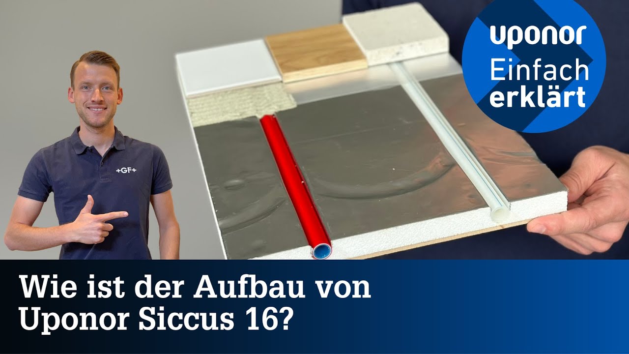 Uponor - Einfach erklärt: Wie ist der Aufbau von Uponor Siccus 16?