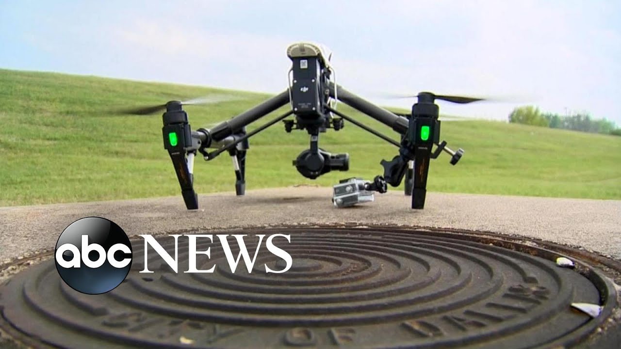 First responders use drones to aid hurricane rescues