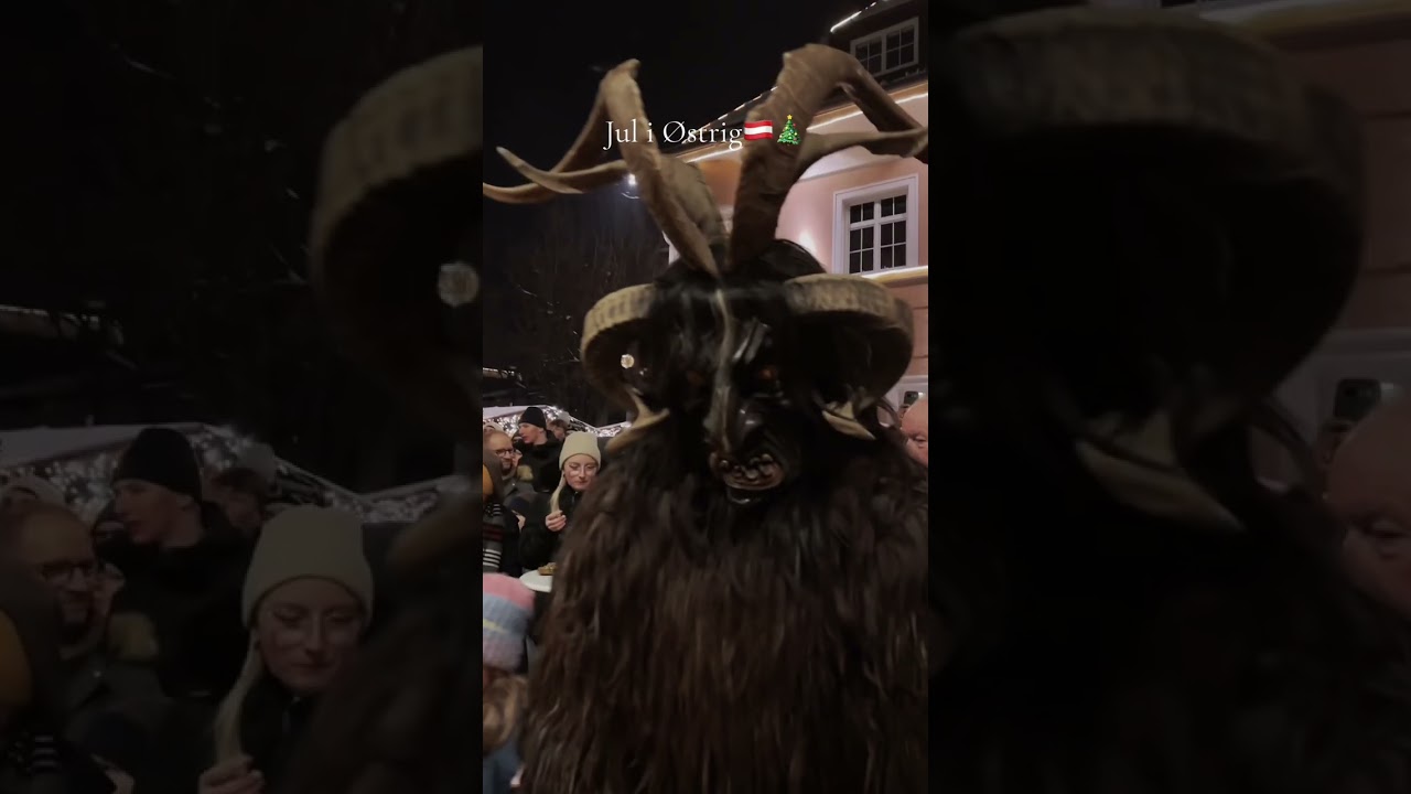 Sikke en hyggelig uhygge i Østrig til jul – med helt andre traditioner end i Danmark 👀