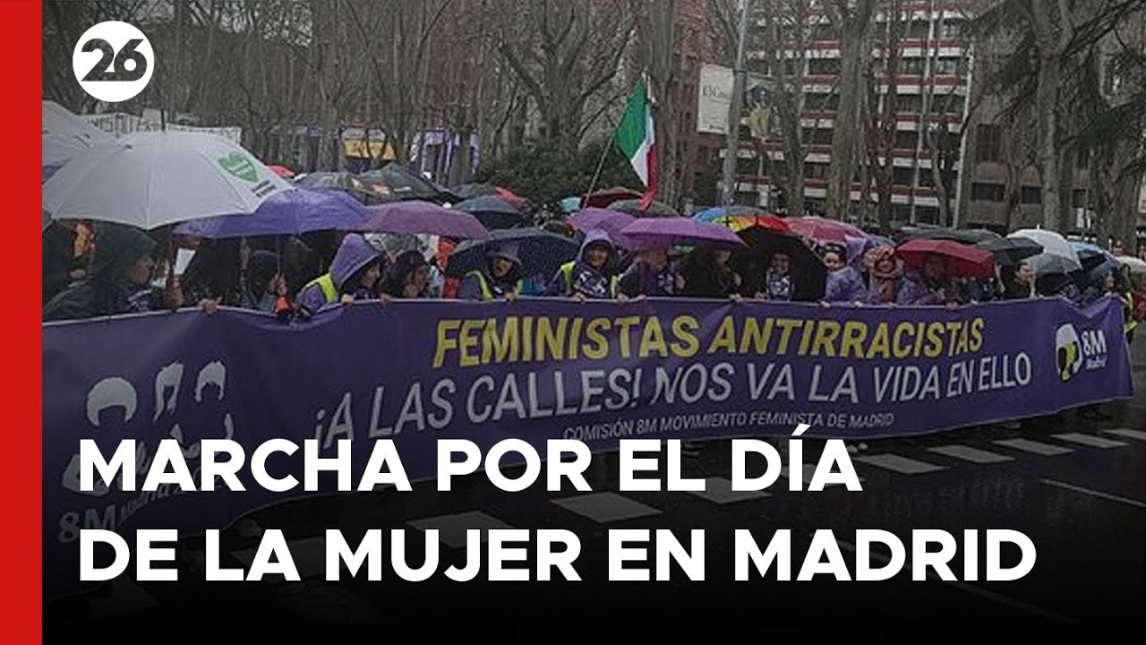 ESPAÑA | Marcha por el Día de la Mujer en Madrid