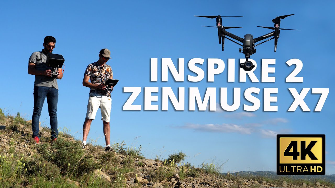 PILOTANDO A DOS MANDOS el INSPIRE 2 con la Zenmuse X7 a 4K