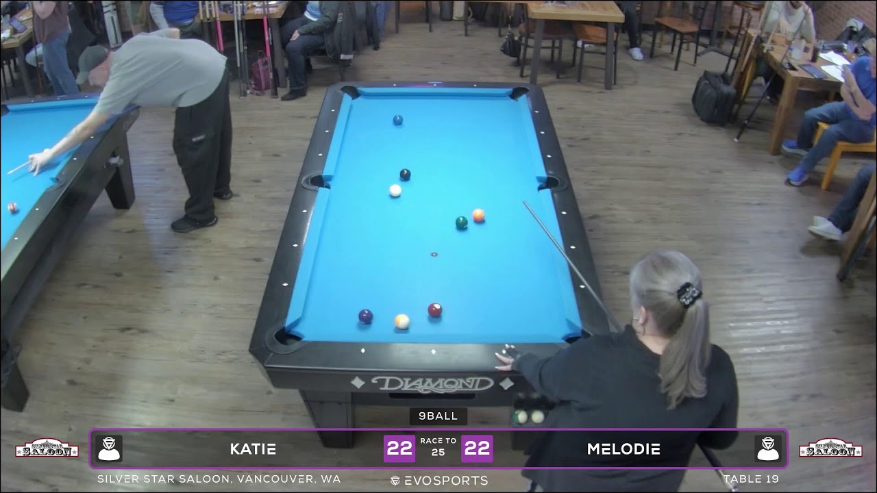 KATIE vs MELODIE - SILVER STAR SALOON - TABLE 19 | EvoSports