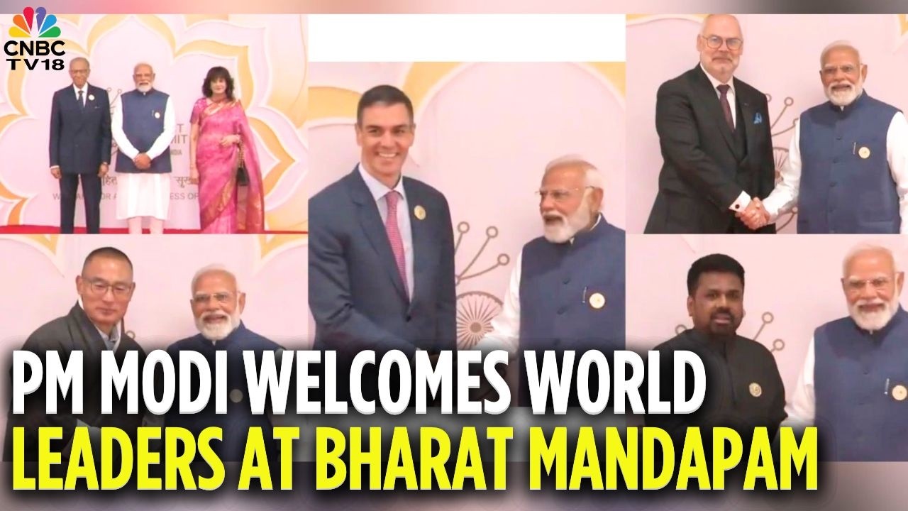 WATCH: PM Modi Receives World Leaders For The India AI Impact Summit At Bharat Mandapam