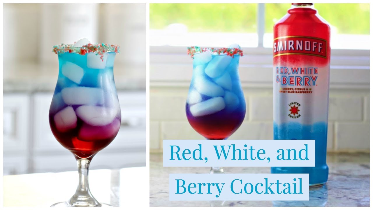 Red, White, and Berry Cocktail | 4th of July Drink
