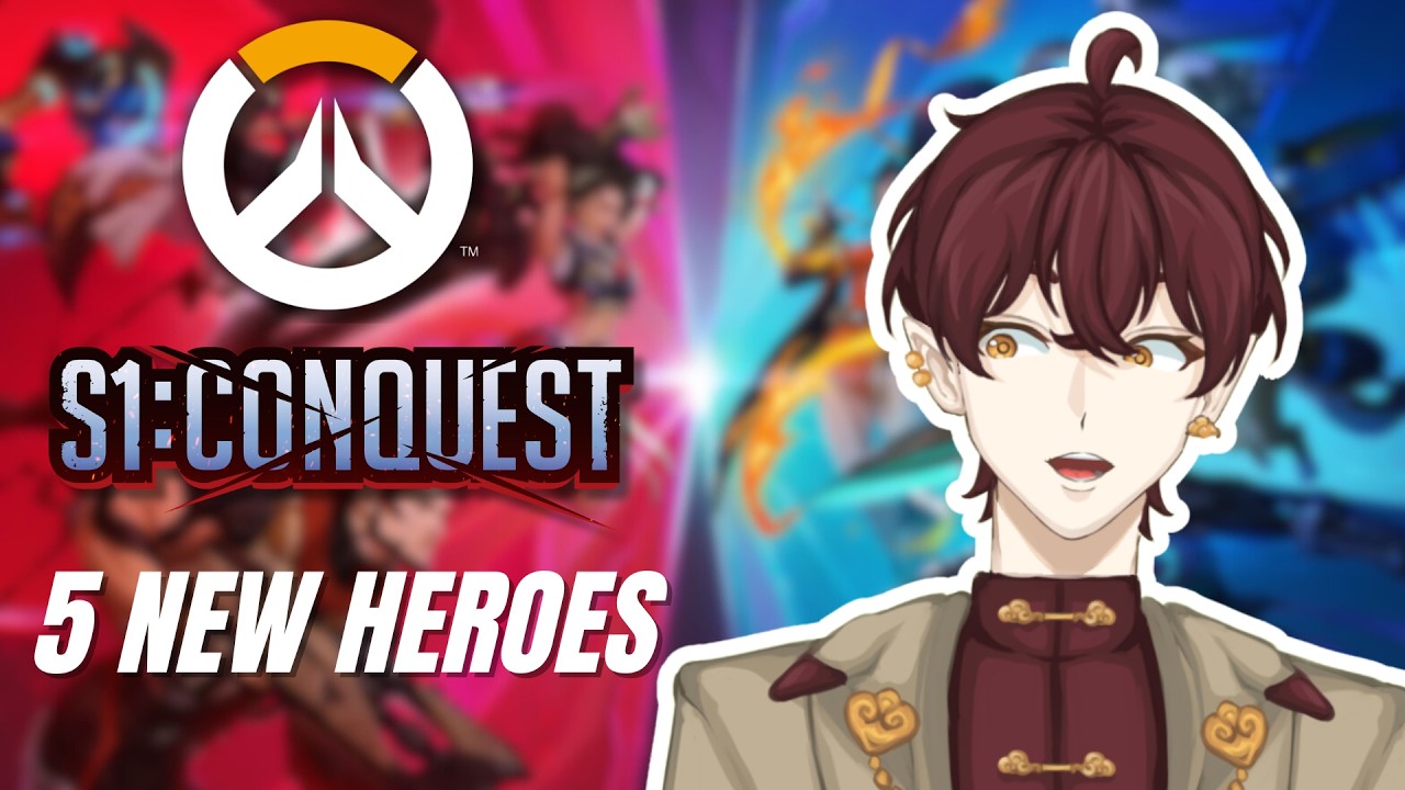 OVERWATCH IS SOOO BACK | 5 NEW HEROES | Kozaru Monkey Vtuber