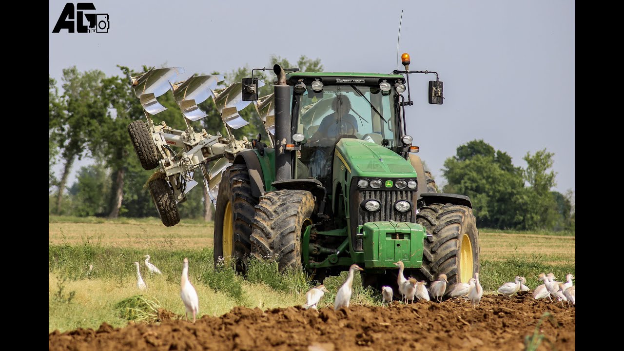 JOHN DEERE 8430 PURE SOUND | PLOUGHING | 1080p