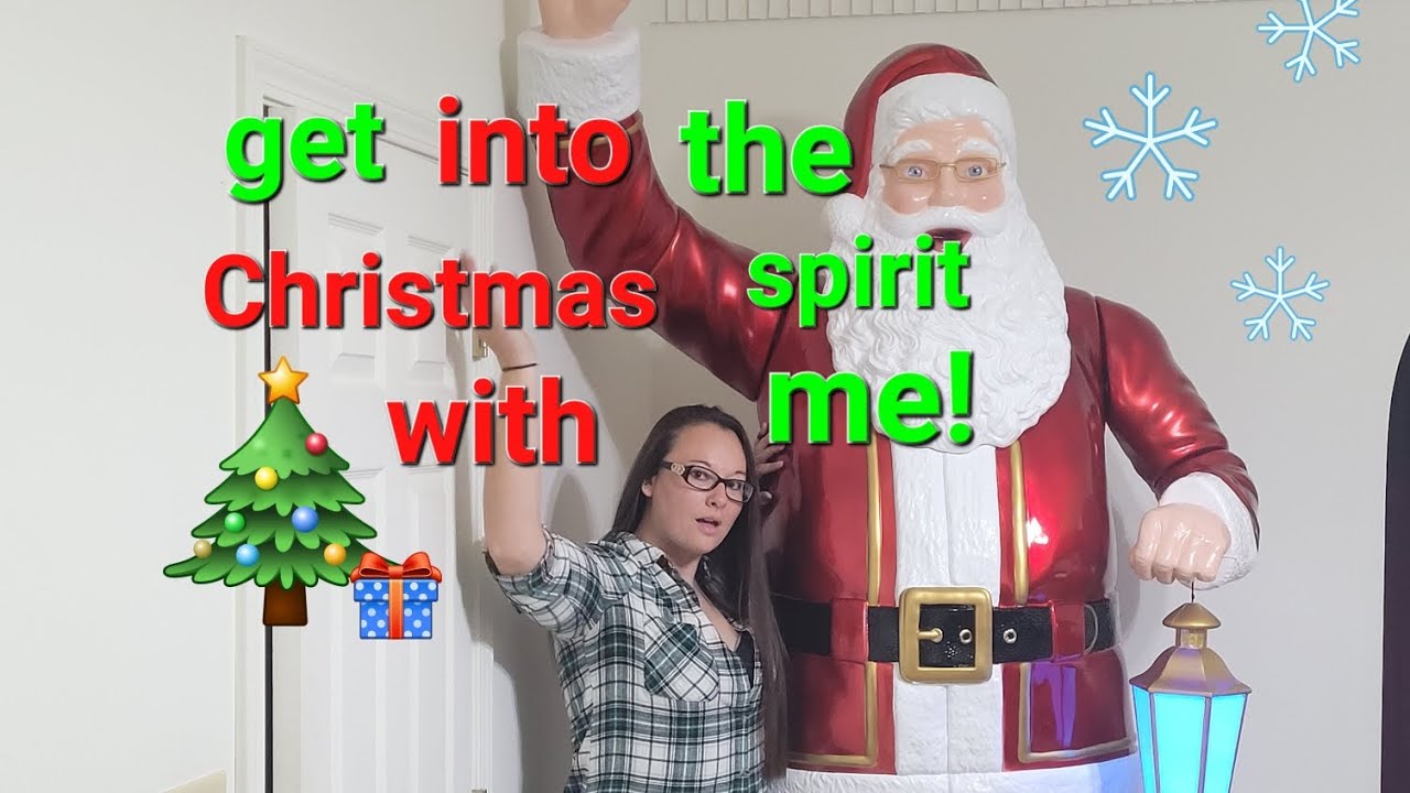 UNBOXING & SETUP THE HOME DEPOTS 8- FOOT SANTA WITH ME! 🎅 🎄 🎁