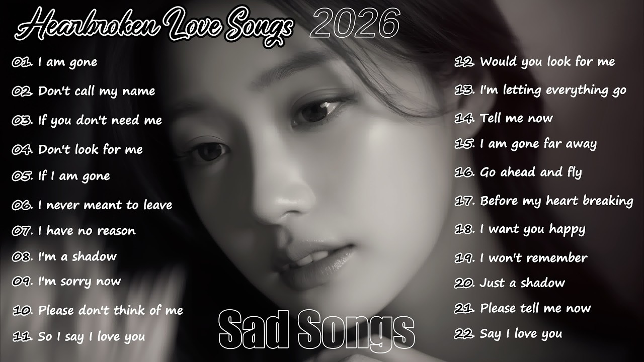 Heartbroken Love Songs 2026 - NiExshadow || Beautiful Relaxing Vibes Pop Music || Love Acoustic