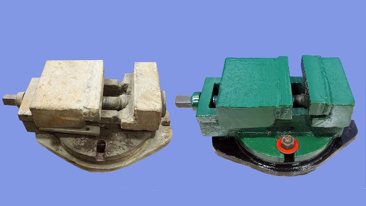 Wow !!! Rusty Deadlocked Vise - Perfect Restoration