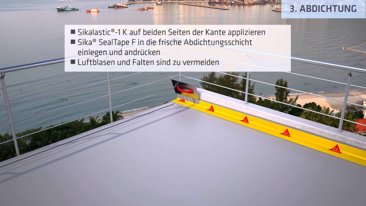 Sika Plattenleger Systeme für Balkone