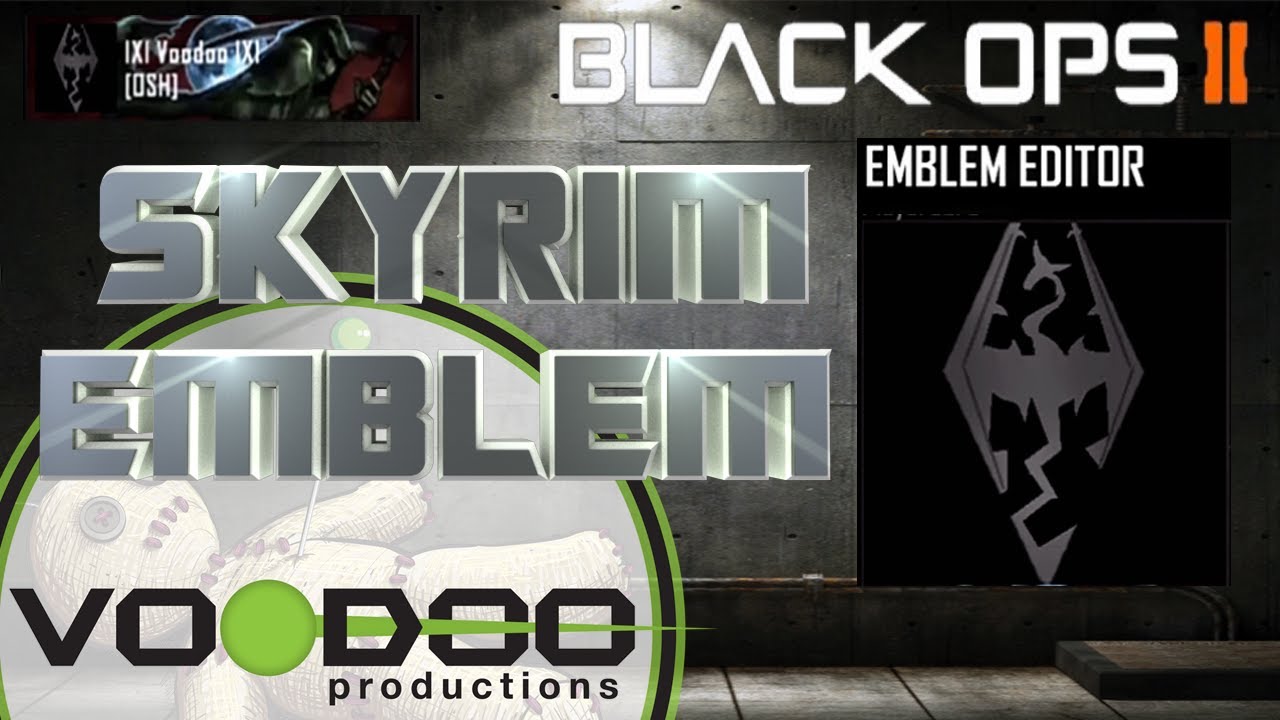Skyrim , Black Ops 2 Emblem Tutorial , Episode 18