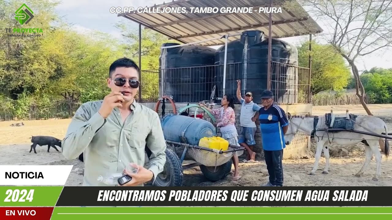 PROBLEMATICA DE AGUA SALADA QUE CONSUME LA POBLACIÓN EN PIURA DE SUS POZOS TUBULARES, ESTUDIOS.