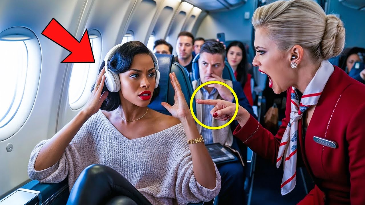 Flight Attendant Calls Police on Silent Black Woman — Freezes When She Owns 40% of the Airline...