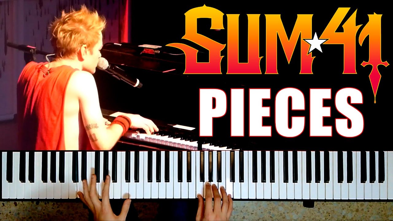 SUM 41 - Pieces | PIANO COVER (Deryck Whibley's vocals)