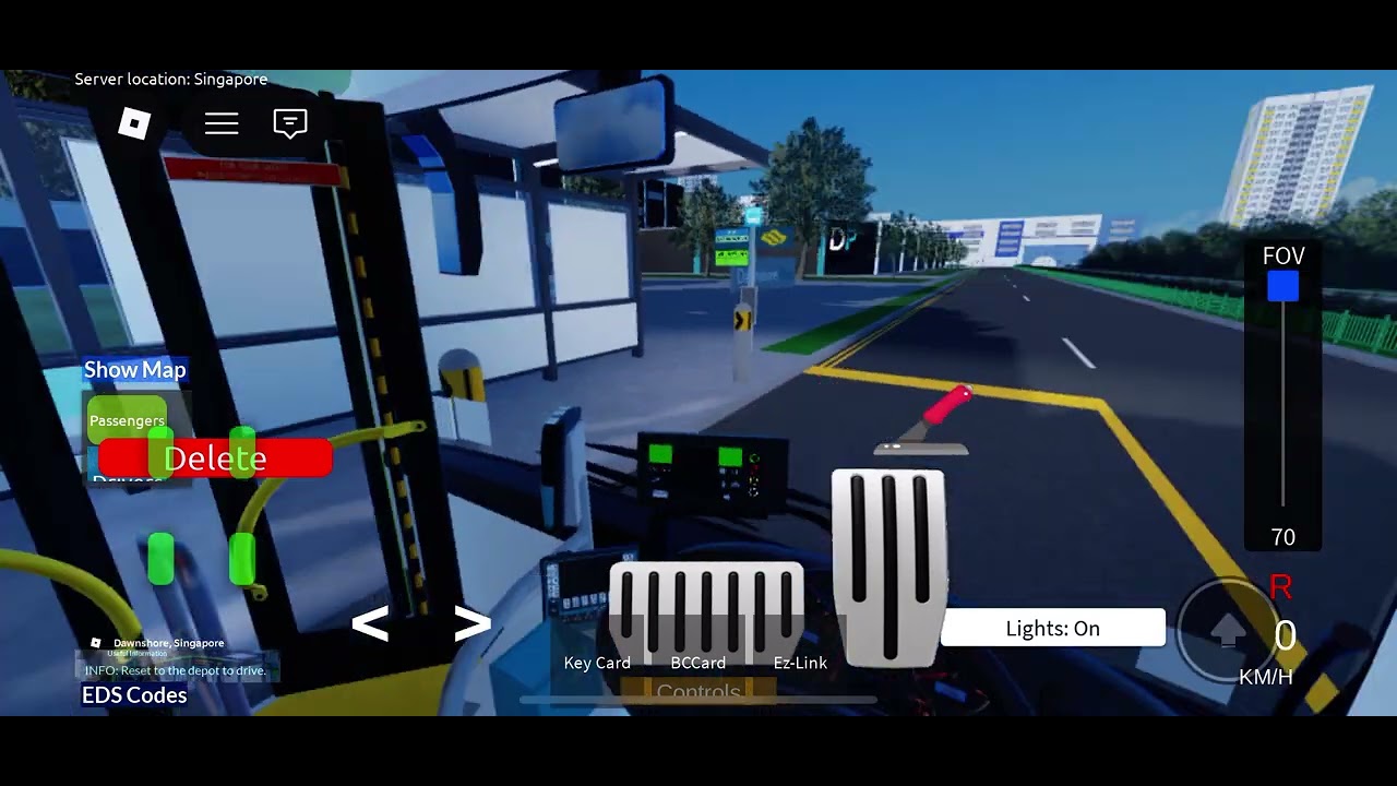 TSR Roblox Bus Service 997 Direction 1 driver view