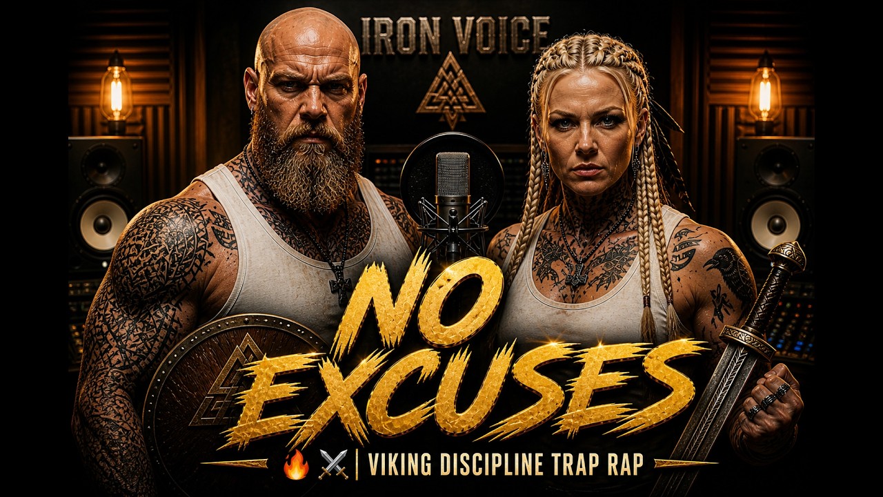NO EXCUSES🔥⚔️ | Dark Viking Trap Rap &mdash; Discipline Over Motivation #rMotivation  #VikingMusic