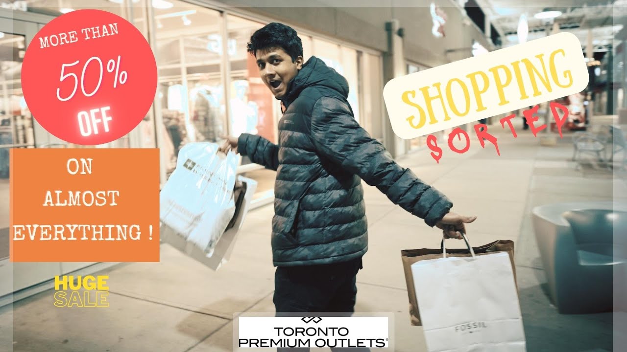 70% Off on Everything 😯 | Toronto Premium Outlets | Canada | Telugu Vlog