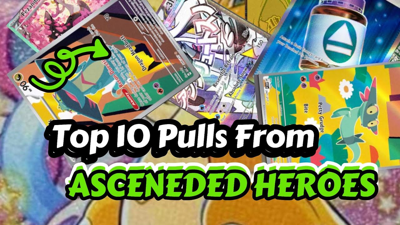 Top 10  Pokémon cards to get in Ascended Heroes Prerelease