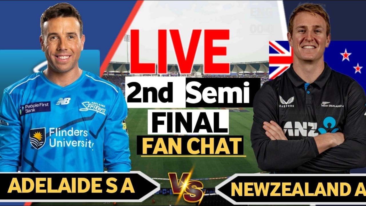 Adelaide Strikers Vs New Zealand A Academy 2nd semi FinalTop End T20 Fan Chat Commentary