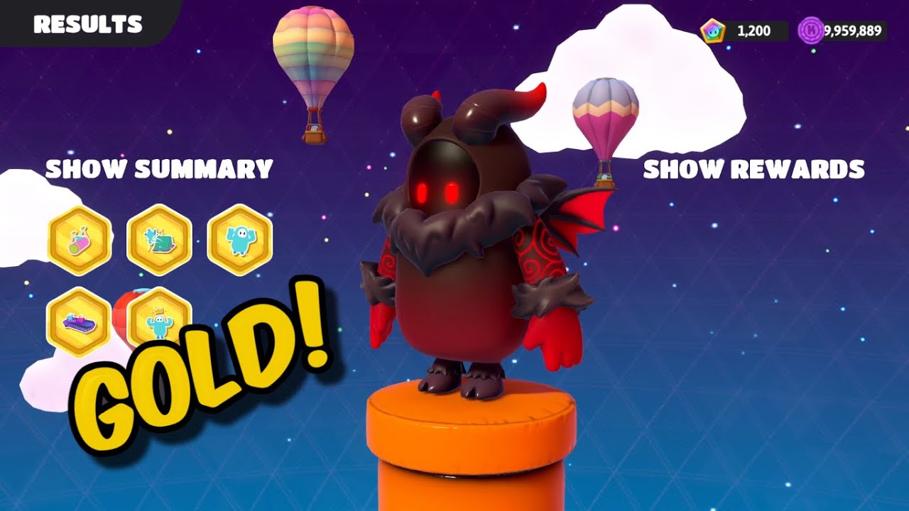 Fall Guys Golden Win: Bad Beast