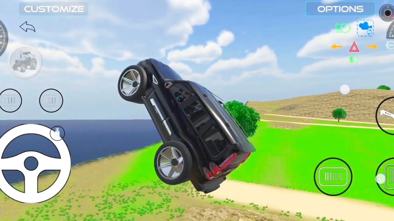 स्कॉर्पियो से किए खतरनाक स्टंट 😮🔥 indian vehicle games simulator 3D video #indianvechilesimulator3d 