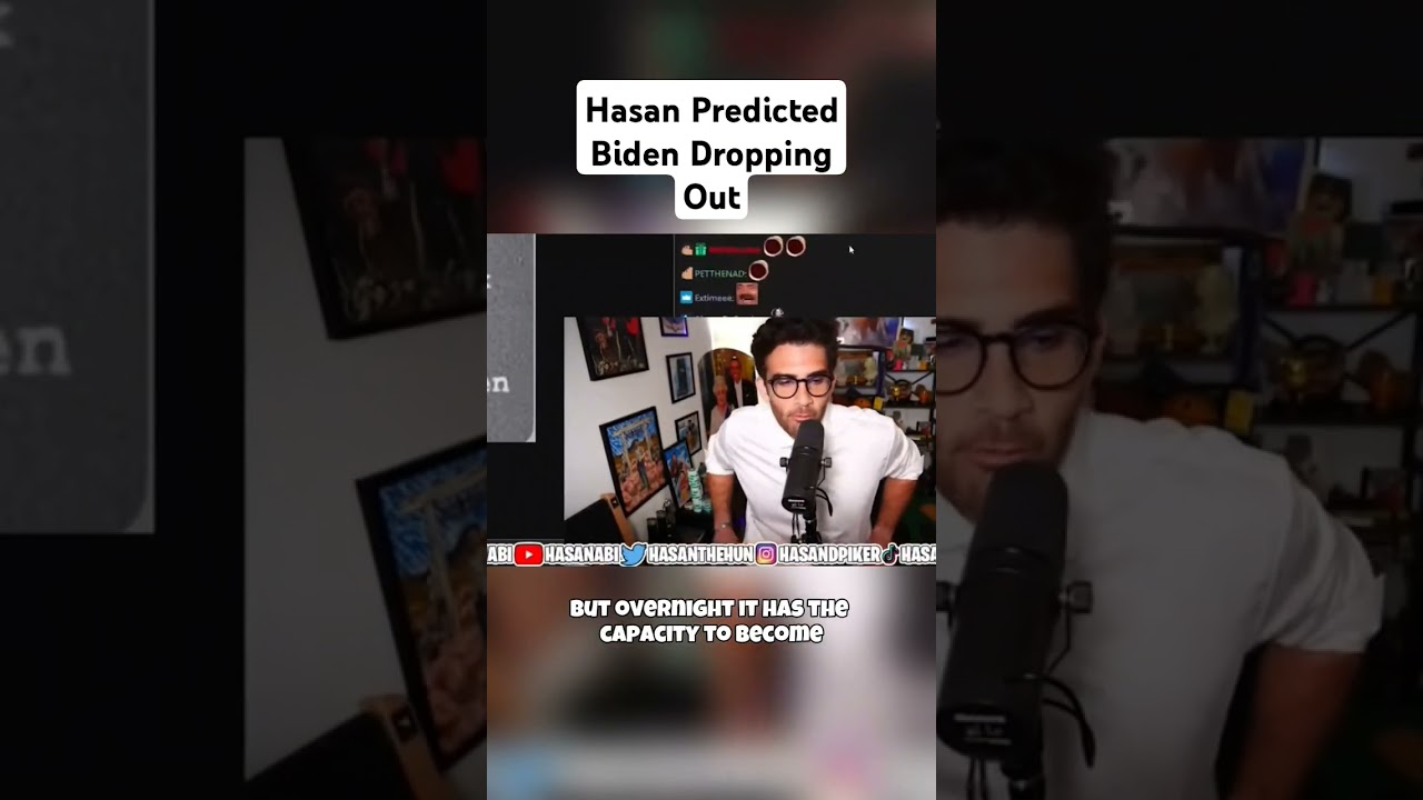 Hasan Predicted Biden Dropping Out