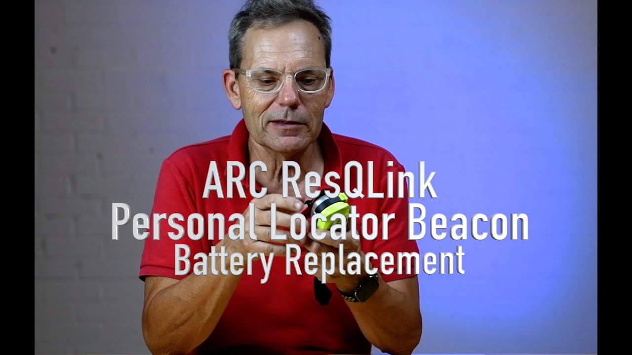 ARC ResQLink 406Link   Personal Locator Beacon   Battery Replacement