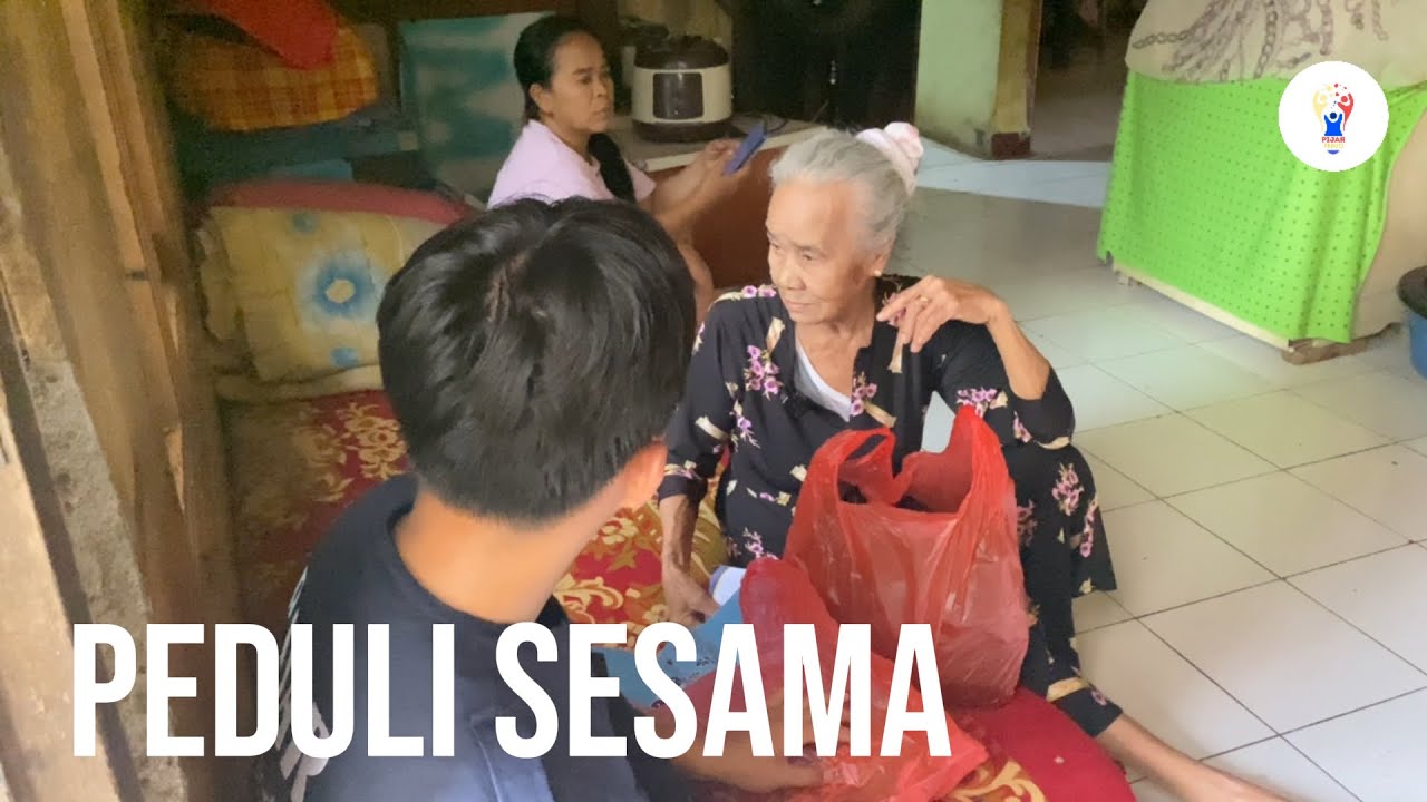 BERBAGI BERAS DAN SEMBAKO UNTUK NENEK RAME 