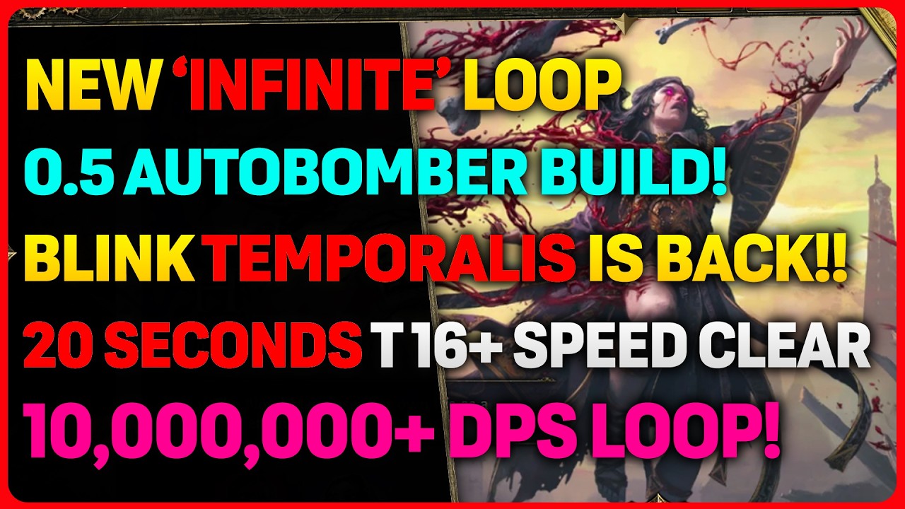НОВЫЙ &laquo;БЕСКОНЕЧНЫЙ&raquo; БИЛД: Tempoarlis BLINK АВТОБОМБЕР Bloodmage для патча 0.5 в POE 2