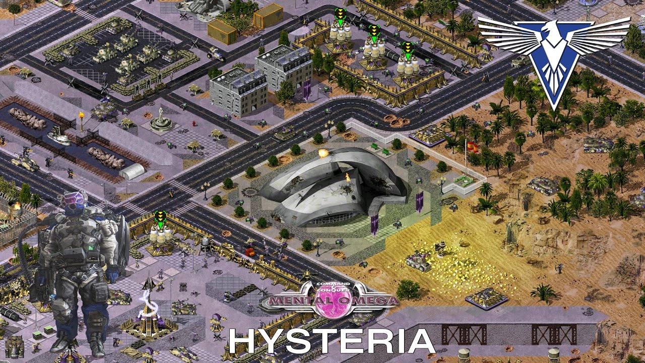 Red Alert 2 | Mental Omega 3.3.6 — Миссия союзников 18 — Истерия