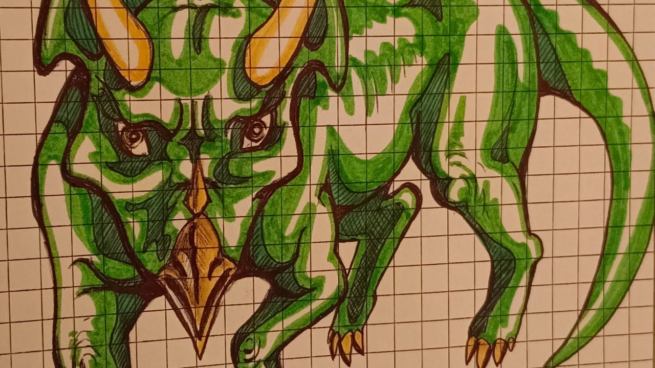 Kiwi the Triceratops - by Susu