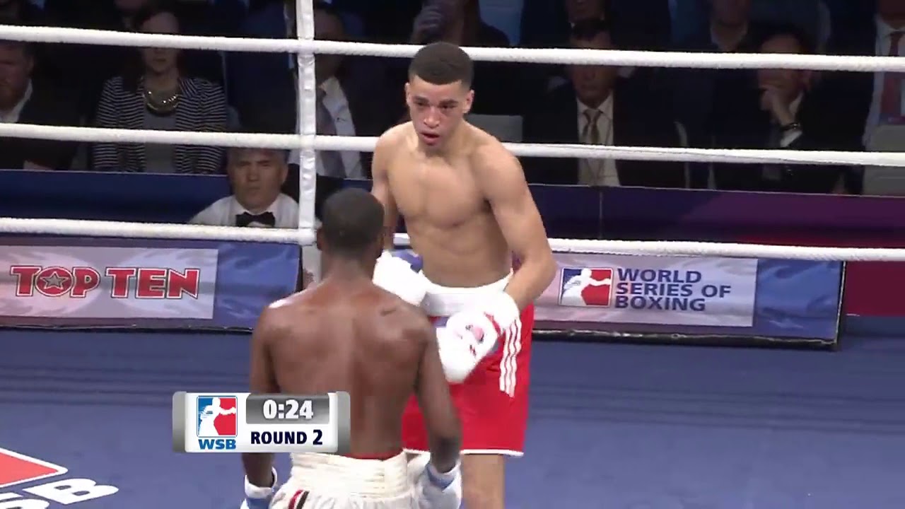 64kg Sam MAXWELL (British Lionhearts) vs Yasnier TOLEDO (Domadores de Cuba)