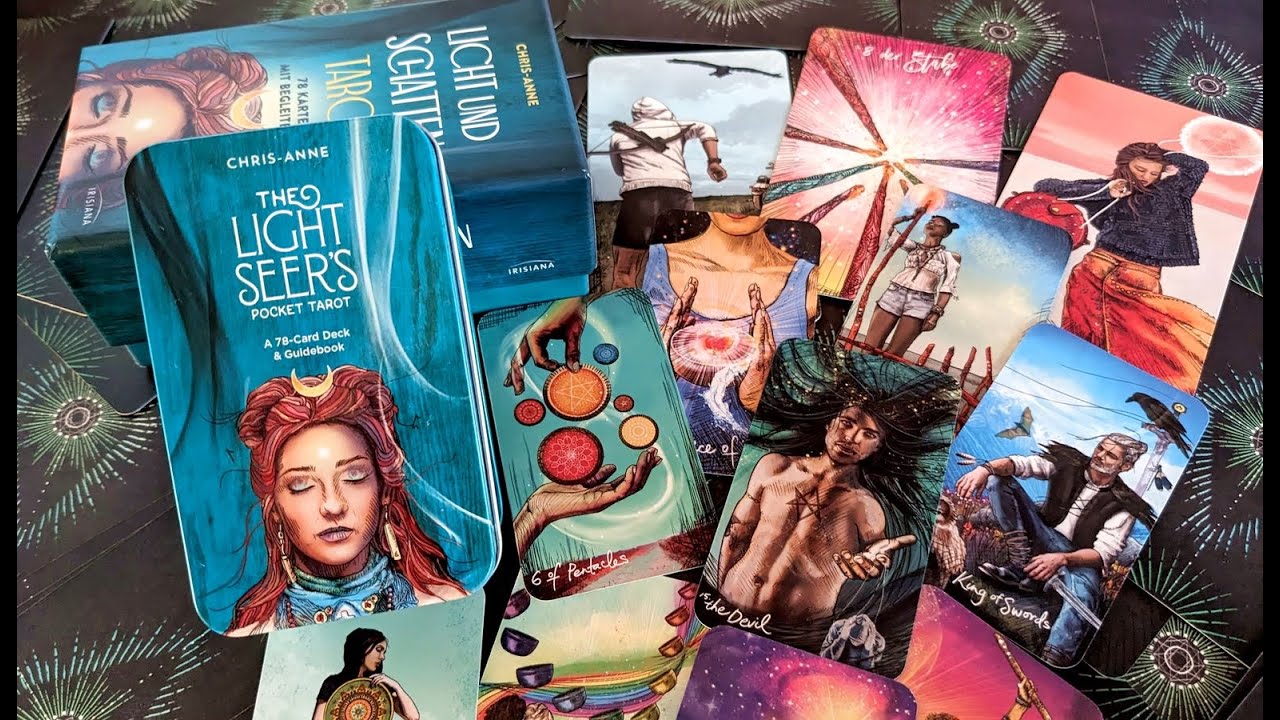 ☀️ Light Seer's Pocket Tarot  (Unboxing, Vergleich & Reading) ✨💙✨ Kleines Tarot Deck von Chris Anne