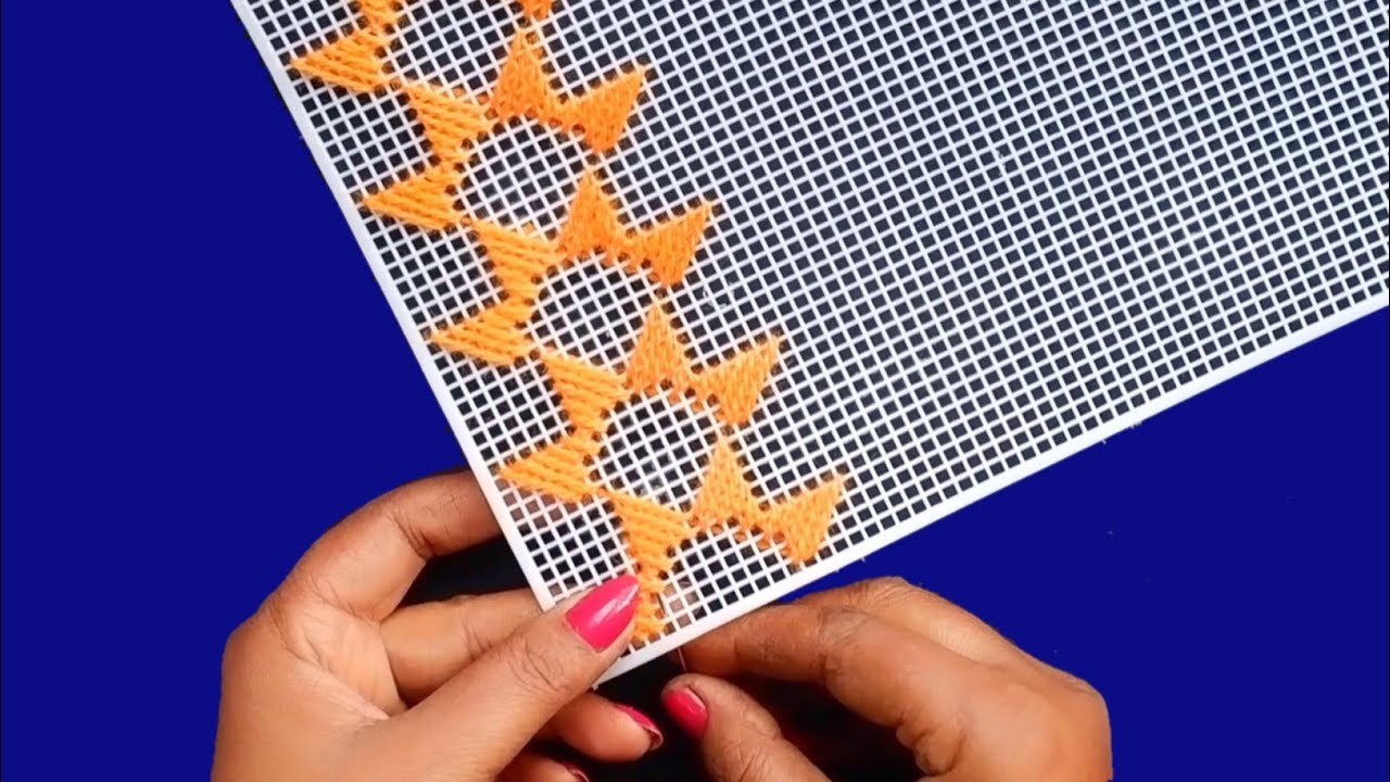 VERY UNIQUE AND LATEST PLASTIC CANVAS DESIGN IDEA FOR BEGINNERS