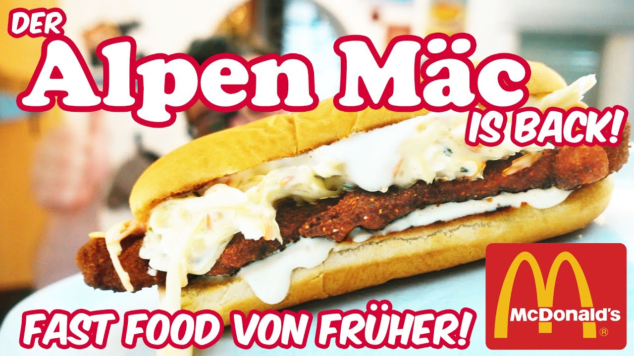 REZEPT: DER ALPEN MÄC iS BACK - MCDONALD'S KLASSIKER - FAST FOOD VON FRÜHER!