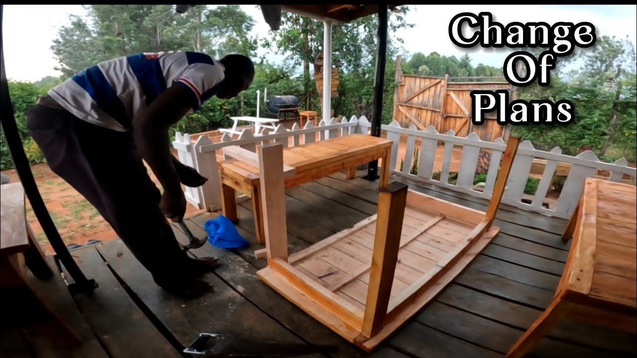 Change Of Plans With Our Outdoor Furniture.