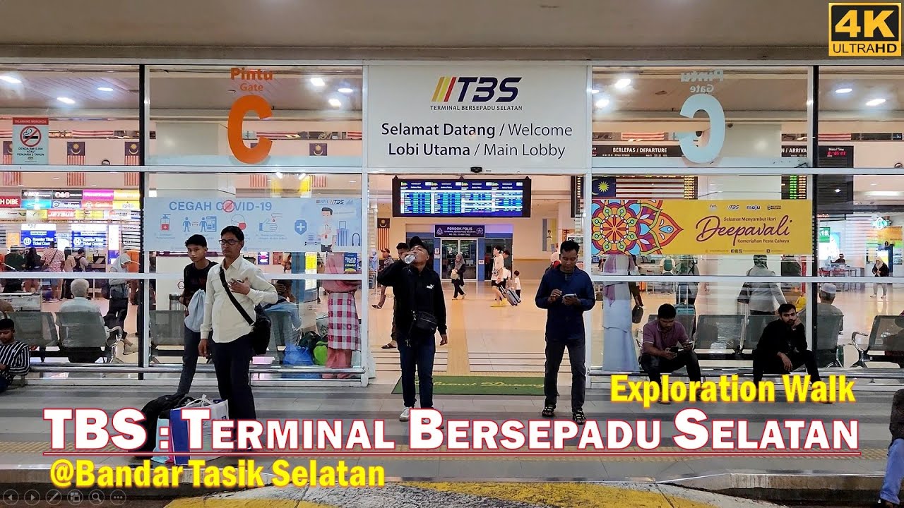 Exploration walk TERMINAL BERSEPADU SELATAN❗Terminal Bis Bandar Tasik Selatan Kuala Lumpur Malaysia