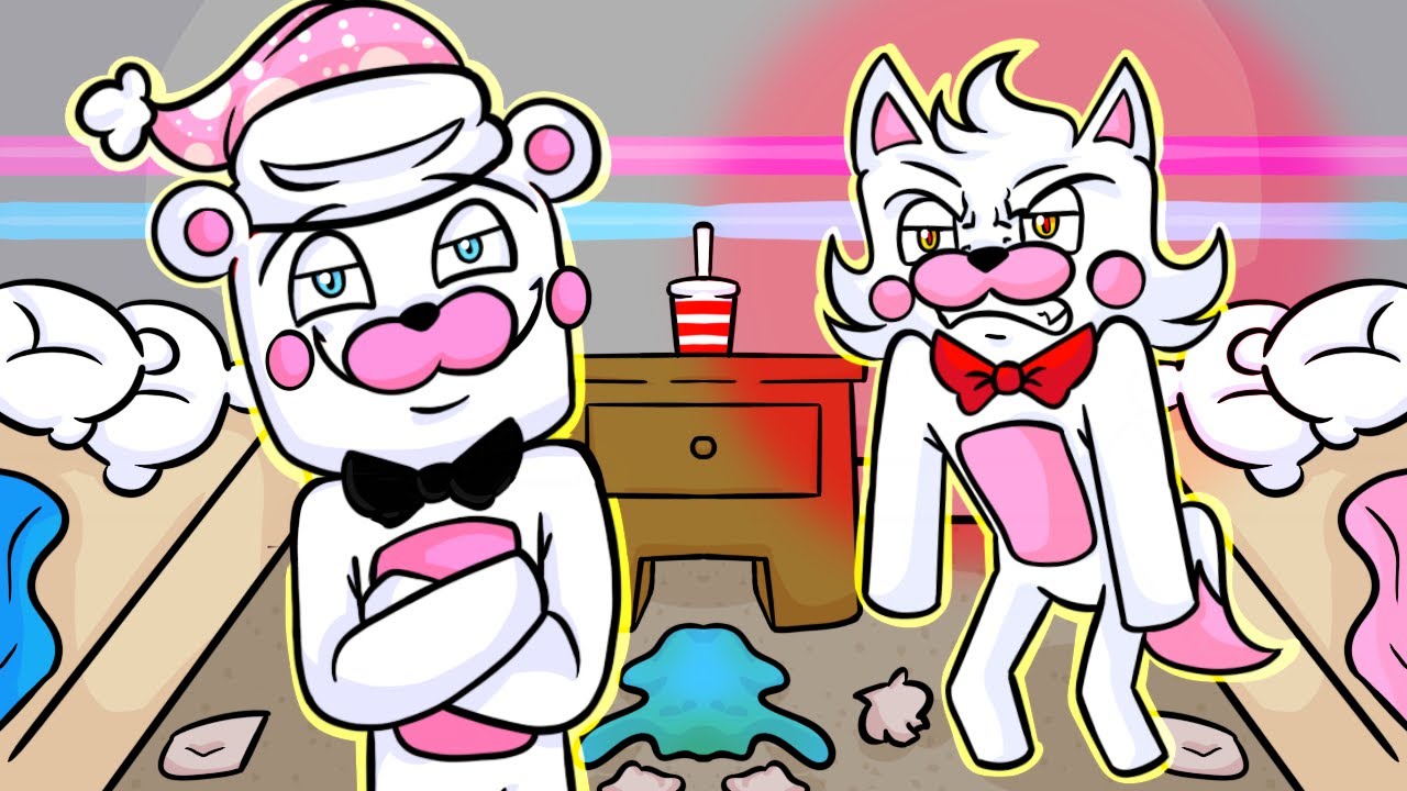Funtime Freddy Moves In With Funtime Foxy In Minecraft FNAF