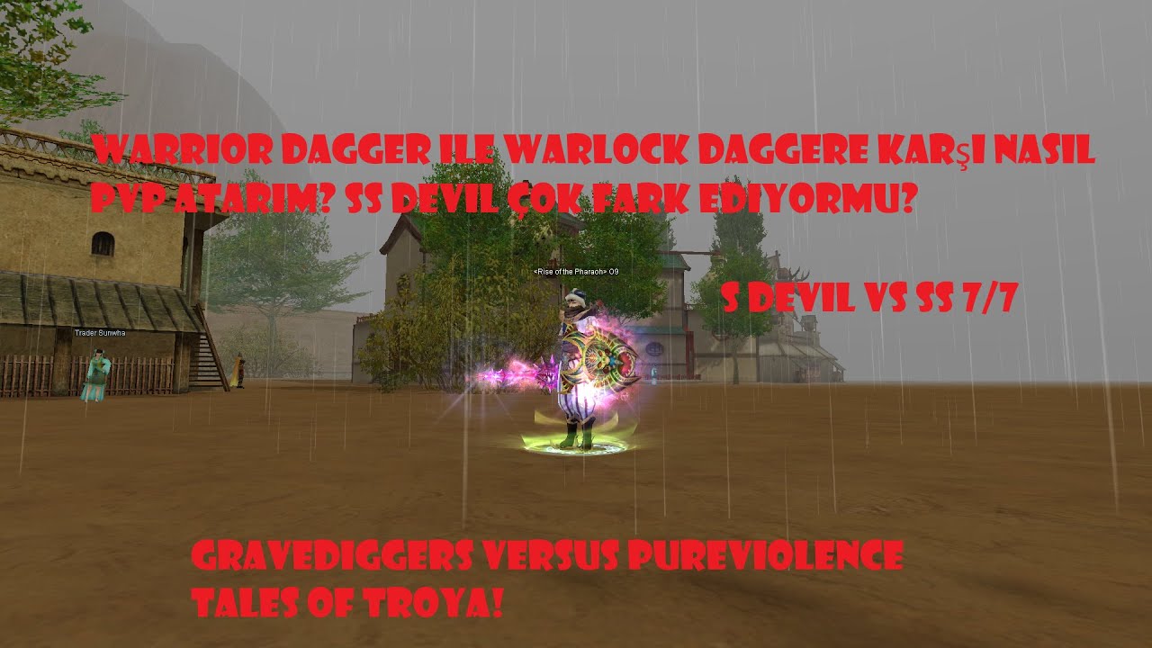 TRSRO TROYA PVP O9 VS ShadowLady HOW TO PLAY AGAINST WARLOCK CHAR  | GD & PV