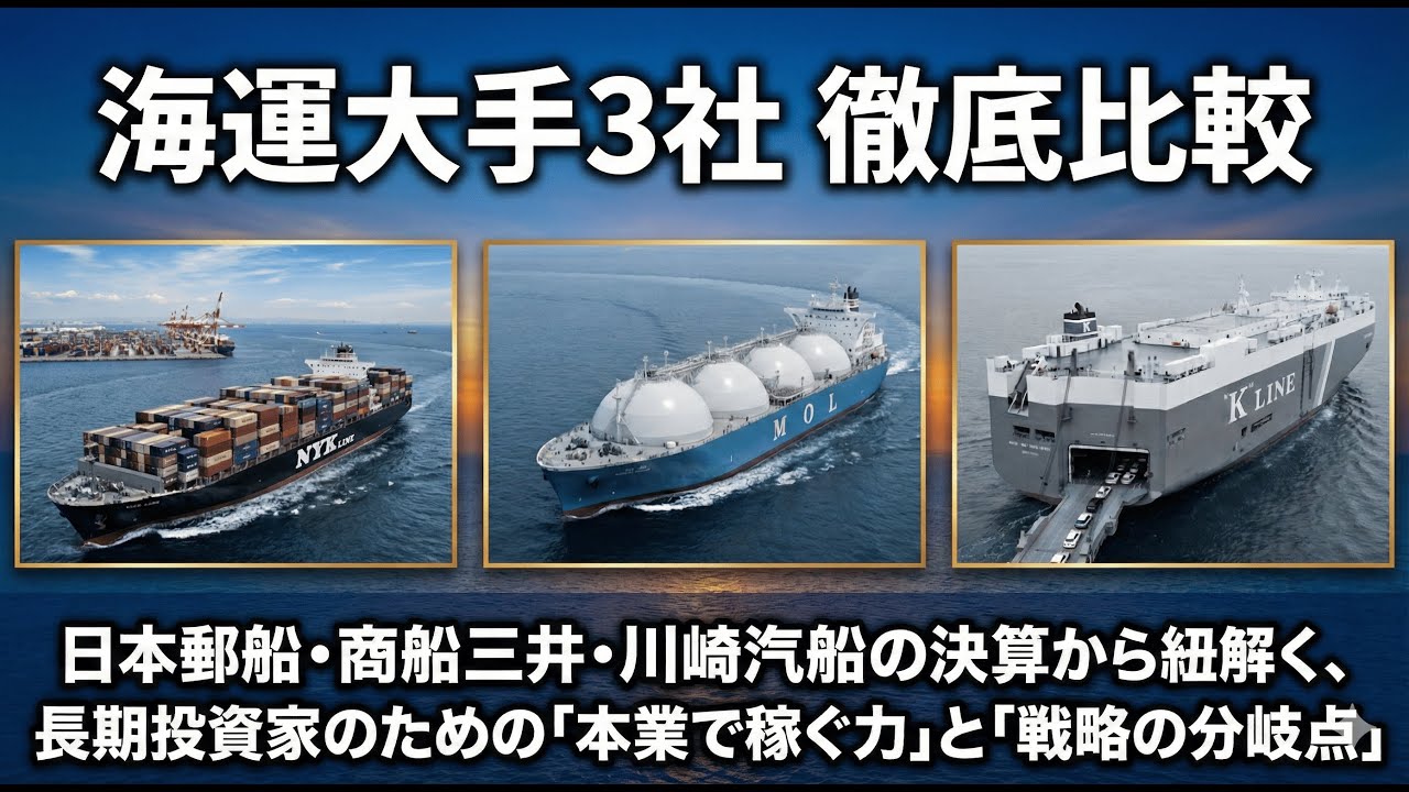 海運大手3社、5年後の勝者は？「利益は意見、キャッシュは事実」で読み解く新時代の稼ぎ方