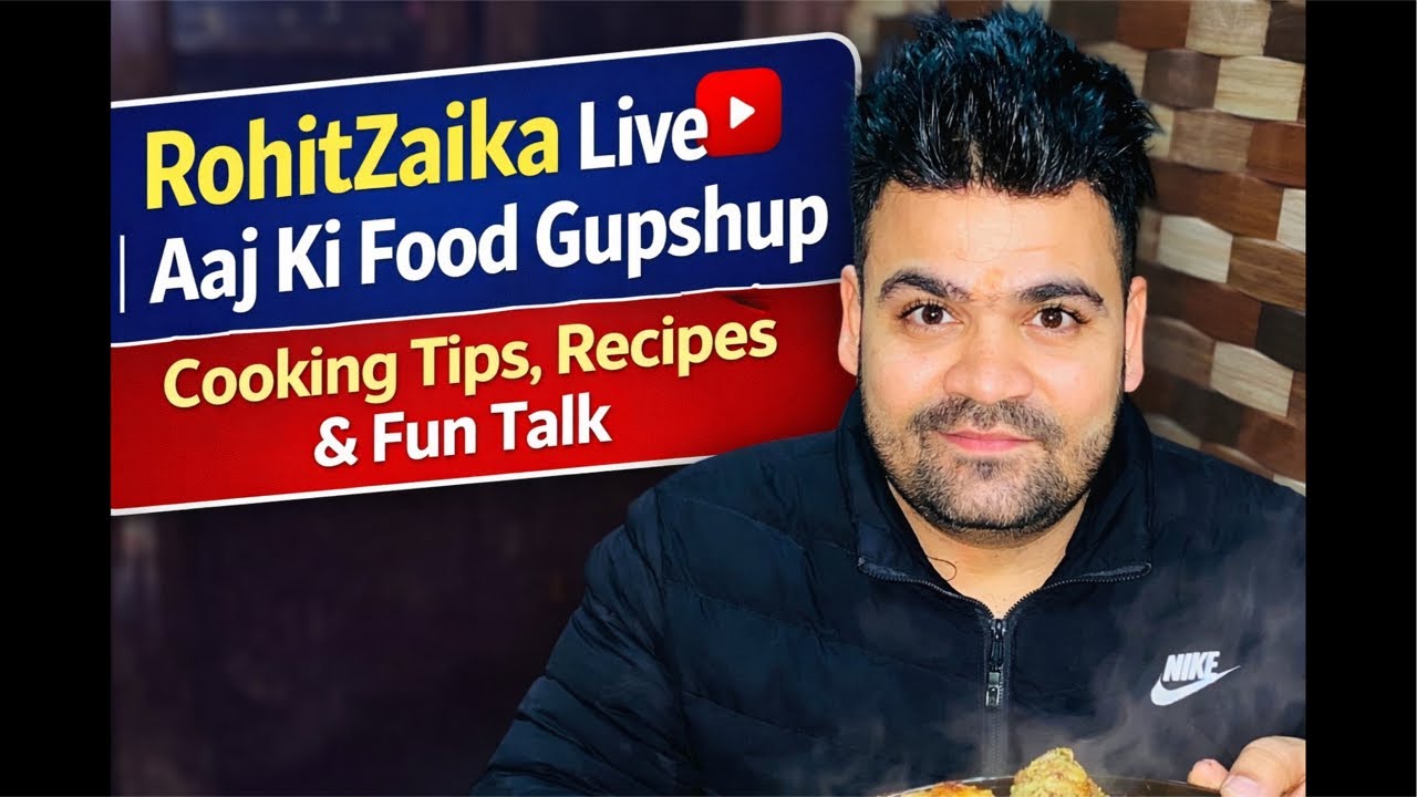RohitZaika Live 🔴 | Aaj Ki Food Gupshup | Cooking Tips, Recipes & Fun Talk