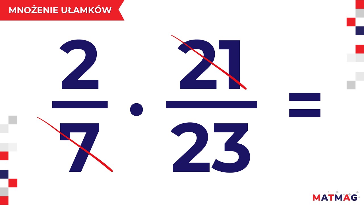🧐 Jak mnożyć ułamki❓Mnożenie ułamków | MATMAG ⭐