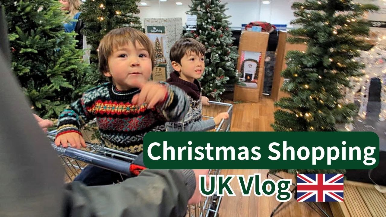 イギリスでクリスマス準備Vlog | UK Christmas Shopping Vlog | Getting Our Tree, Elf on the Shelf & Advent Calendar