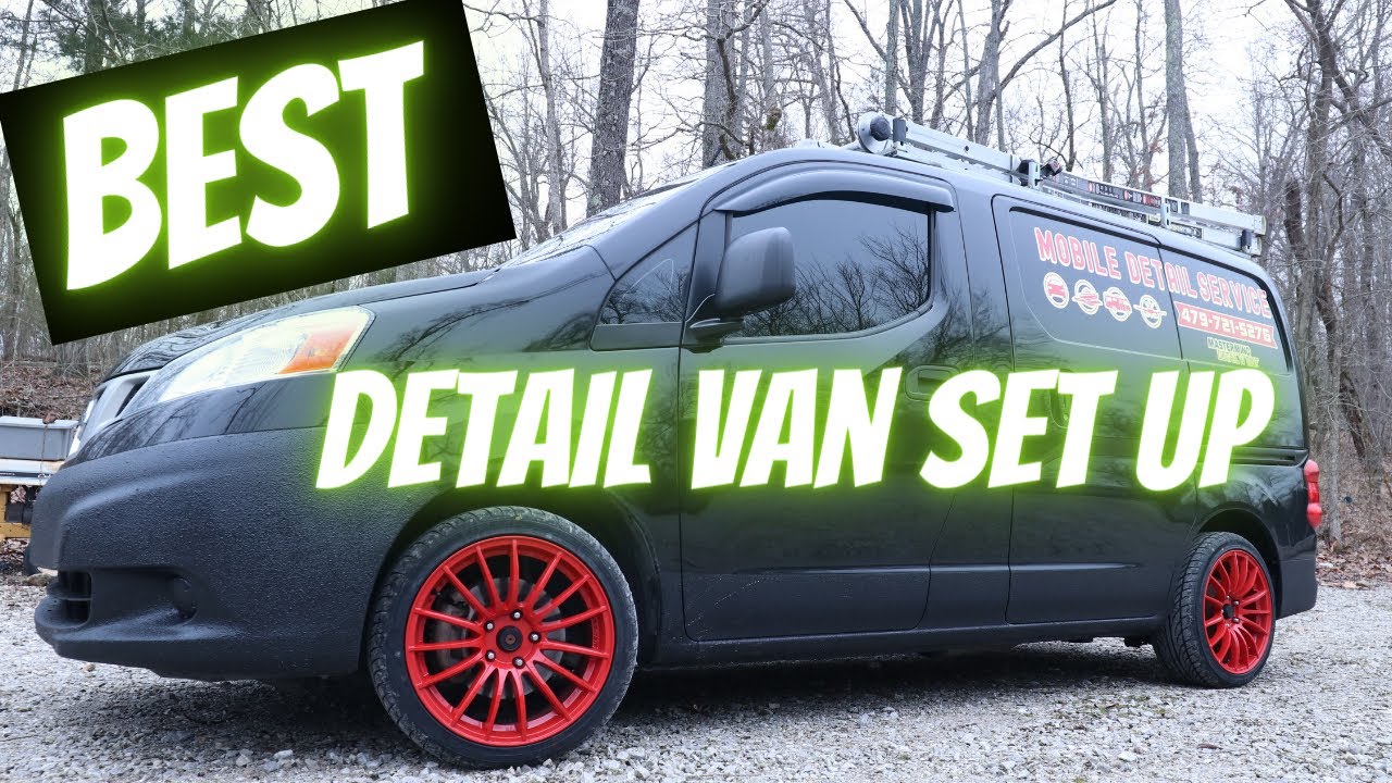 Mobile detail van set up Nissan NV200