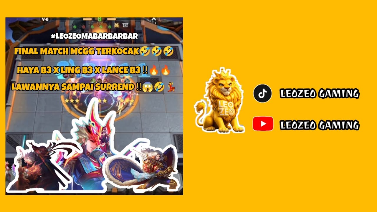 #LEOZEOMABARBARBAR with viewers FINAL MATCH TERKOCAK‼️🤣🤣🤣LAWANNYA SAMPAI SURREND ‼️😱💃🔥 #leozeogaming