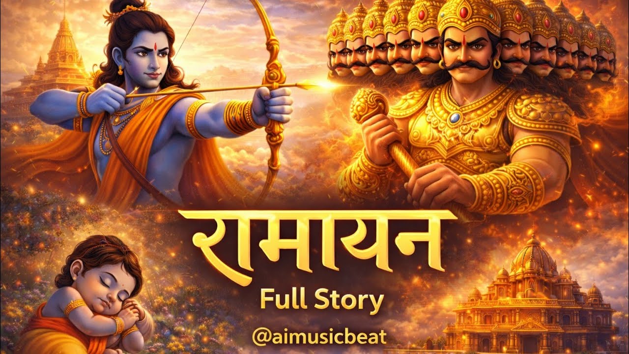 Ramayan Story Song 🔥 Complete Animated Ramayan 2026 | AI Generated