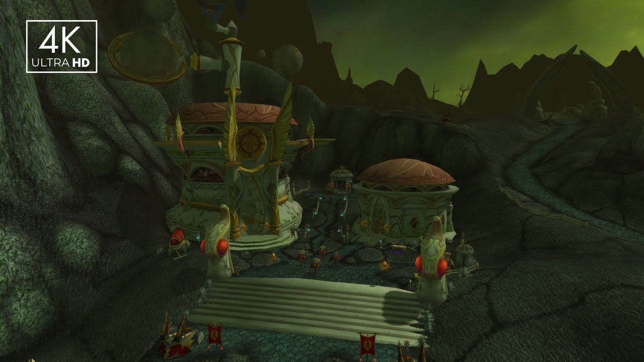 studying the fel sky... (Sanctum of the Stars music & ambience)