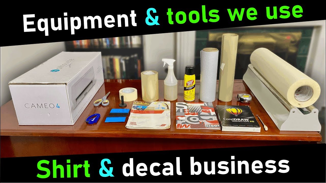 Everything you need to make vinyl decals